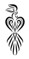 logo vectoriel ligne art de calao