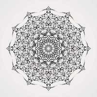 mandala thérapie apaisant forme ornements vecteur