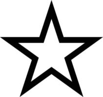 noir étoile icône , étoile préféré symbole. , prix icône vecteur