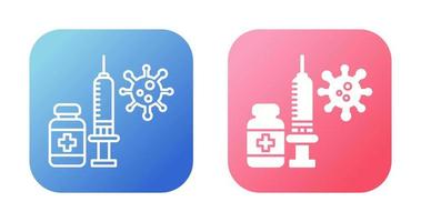 icône de vecteur de vaccin
