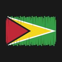 vecteur de drapeau guyana