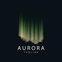 aurore logo, Facile conception incroyable Naturel paysage de aurore, vecteur icône modèle, illustration