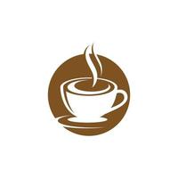 modèle de logo de tasse à café vecteur