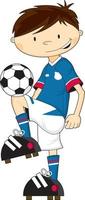 mignonne dessin animé Football football joueur - des sports illustration vecteur