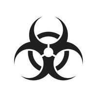 Danger biologique symbole, signe de biologique menace alerte vecteur