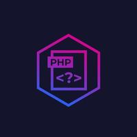 icône tendance vecteur php