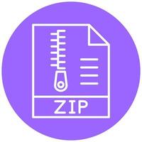 Zip *: français fichier vecteur icône style