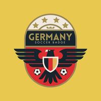 Insignes de football Coupe du monde Allemagne vecteur