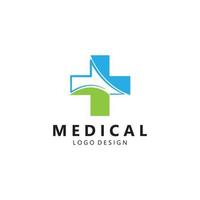 vecteur de modèle de logo médical de santé