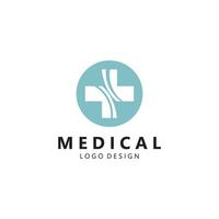 vecteur de modèle de logo médical de santé