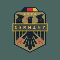 Insignes de football Coupe du monde Allemagne vecteur