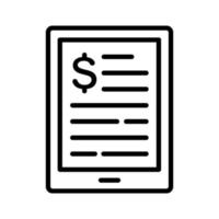 icône de paiement en ligne vecteur