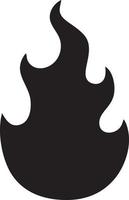 Feu chaud icône symbole image vecteur. illustration de le danger Feu brûler image conception. eps dix vecteur