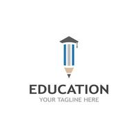 vecteur de modèle de logo de l'éducation