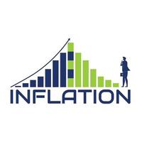 inflation graphique, argent graphique, gagner graphique vecteur