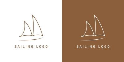 voile logo conception modèle, avec plusieurs background.can être utilisé pour votre affaires et entreprise vecteur