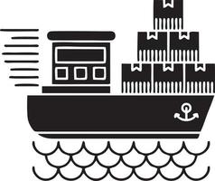 bateau icône symbole conception vecteur image. illustration de le navire bateau transport conception image. eps dix.