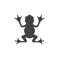 grenouille logo modèle vecteur illustration