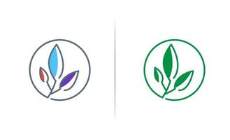 illustration vectorielle de cannabis logo modèle vecteur