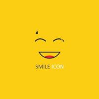 sourire ou bonheur expression vecteur logo modèle