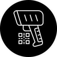 icône de vecteur de balayage de code qr