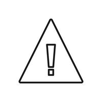 modifiable icône de avertir, vecteur illustration isolé sur blanc Contexte. en utilisant pour présentation, site Internet ou mobile app