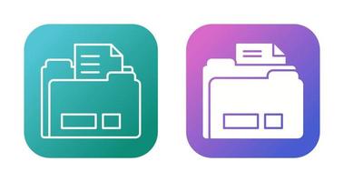 icône de vecteur de dossier