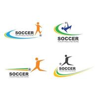 football logo et icône illustration vecteur