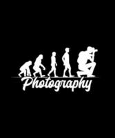 la photographie logo vecteur T-shirt conception