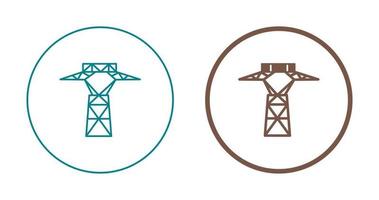 icône de vecteur de ligne électrique