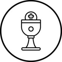 eucharistie vecteur icône style