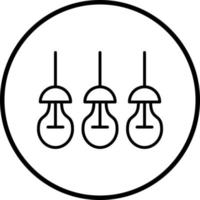 Trois lumière vecteur icône style