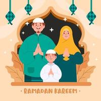 conception de ramadan kareem vecteur