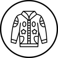 course veste vecteur icône style