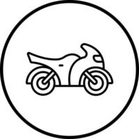 vecteur conception moto vecteur icône style