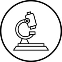 vecteur conception microscope vecteur icône style