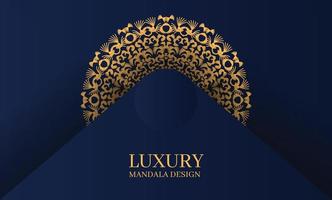 mandala luxe Contexte conception modèle vecteur