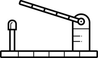 icône de la ligne pour vérifier vecteur