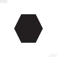 hexagone forme illustration vecteur graphique