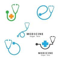 images de logo de soins médicaux vecteur