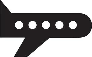 avion icône symbole image vecteur, illustration de le vol aviation dans noir image. eps dix vecteur