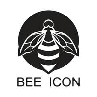 icône de conception d'illustrations de logo d'abeille vecteur