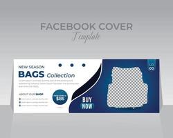 modèle de conception de couverture facebook vecteur