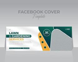 modèle de conception de couverture facebook vecteur