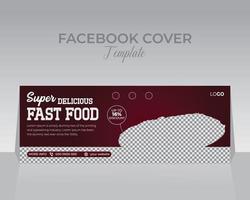 modèle de conception de couverture facebook vecteur