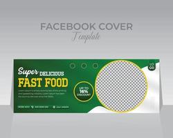 modèle de conception de couverture facebook vecteur