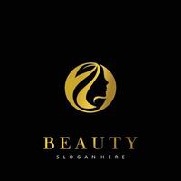 lettre o élégance luxe beauté or Couleur aux femmes mode logo vecteur