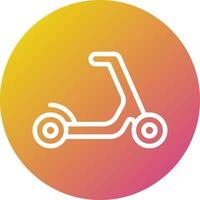 illustration de conception d'icône de vecteur de scooter