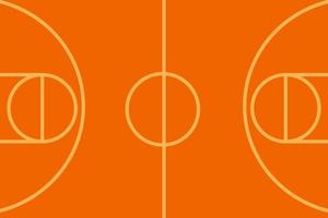 basketball tribunal sport vecteur illustration Orange arrière-plan, non gens abstrait Contexte graphique site Internet carte affiche calendrier impression