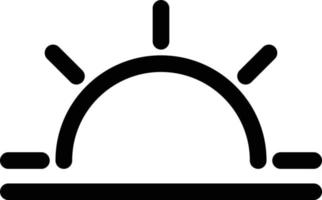 lever du soleil icône vecteur , été symbole. moderne, Facile vecteur illustration pour la toile site ou mobile app . le coucher du soleil icône